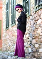 Vêtements hijab NOIR TUNIQUE DÉTAIL PAILLETTE 8402