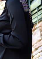 Vêtements hijab NOIR TUNIQUE DÉTAIL PAILLETTE 8402