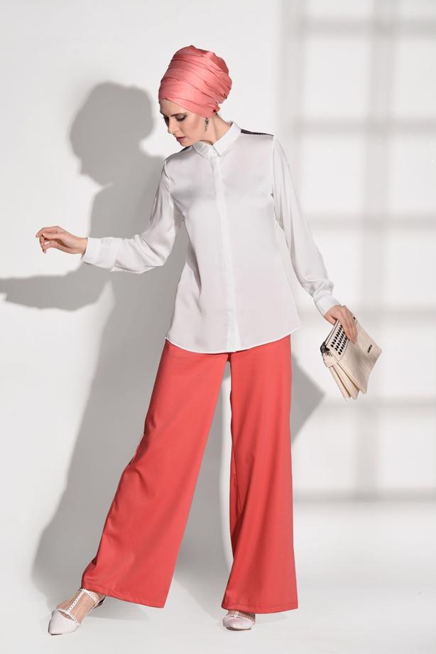 Vêtements hijab  SEQUIN DETAIL TUNIC 8402  - TRENDTESETTÜR