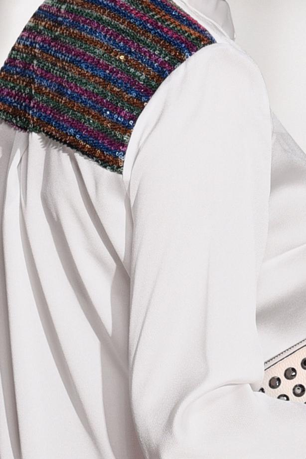 Vêtements hijab  SEQUIN DETAIL TUNIC 8402  - TRENDTESETTÜR