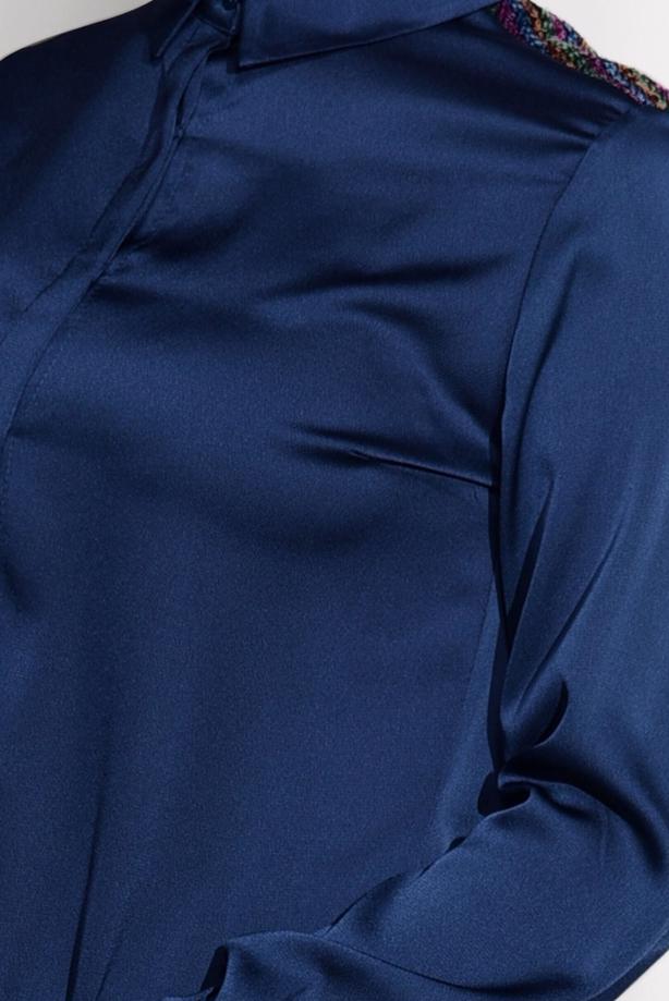 Vêtements hijab  SEQUIN DETAIL TUNIC 8402  - TRENDTESETTÜR