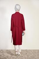 Tesettür giyim KIRMIZI BONCUK İŞLEMELİ CEKET 24751