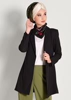 Tesettür giyim SİYAH KRUVAZE CEKET 38761