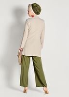 Tesettür giyim BEJ KRUVAZE CEKET 38761