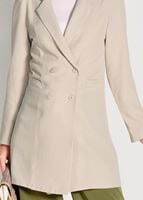 Tesettür giyim BEJ KRUVAZE CEKET 38761