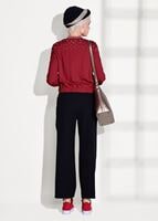 Tesettür giyim KIRMIZI BONCUK İŞLEMELİ KISA CEKET 49661