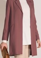 Tesettür giyim PEMBE FİLETOLU CEKET 52941 