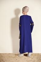 Tesettür giyim LACİVERT PUL İŞLEMELİ CEKET 0068 