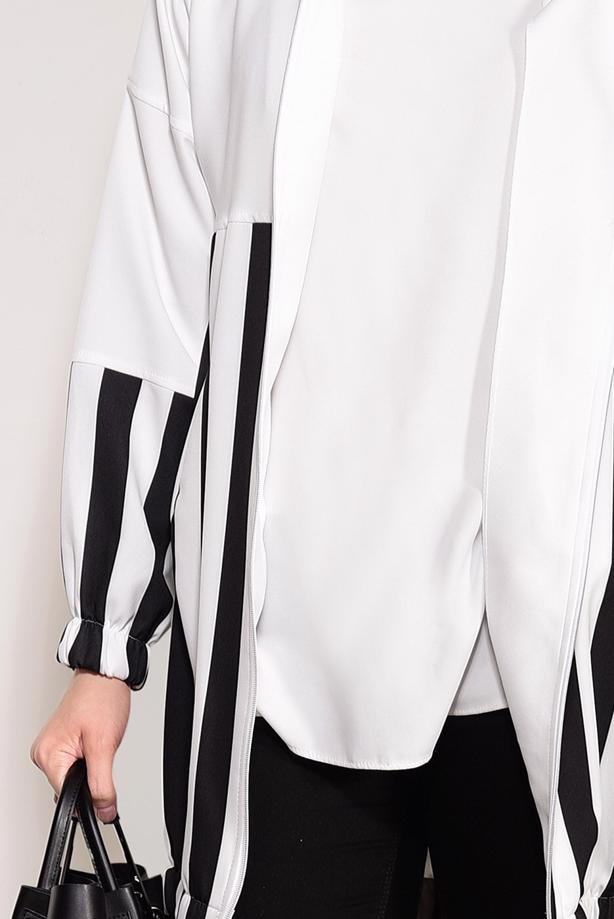 Vêtements hijab  STRIPED SPORTS JACKET 1417  - TRENDTESETTÜR