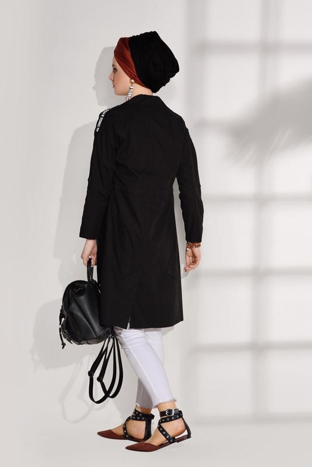 Vêtements hijab  DOUBLE BREASTED SPORTS JACKET T 4008  - TRENDTESETTÜR