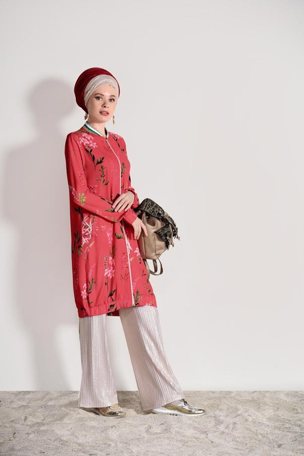 Vêtements hijab  FLORAL JACKET 6417  - TRENDTESETTÜR