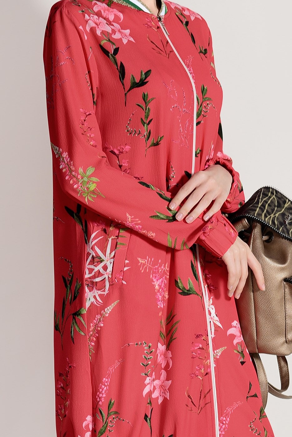 Vêtements hijab CORAIL VESTE À FLEURS 6417