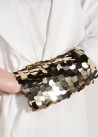 Tesettür giyim KREM PUL PAYET DETAYLI CEKET 8168 