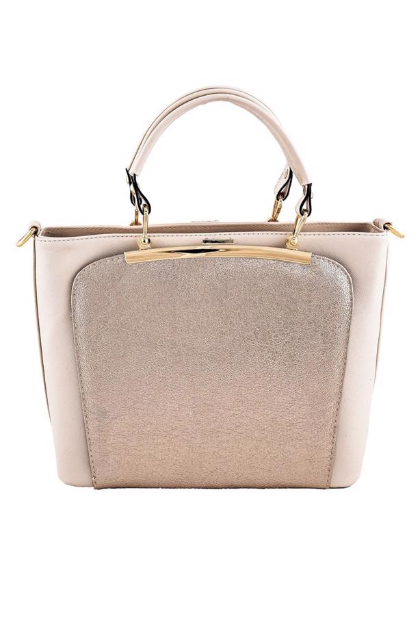 Tesettür giyim KREM T 1225 ALVİNA ÇANTA - TRENDTESETTÜR