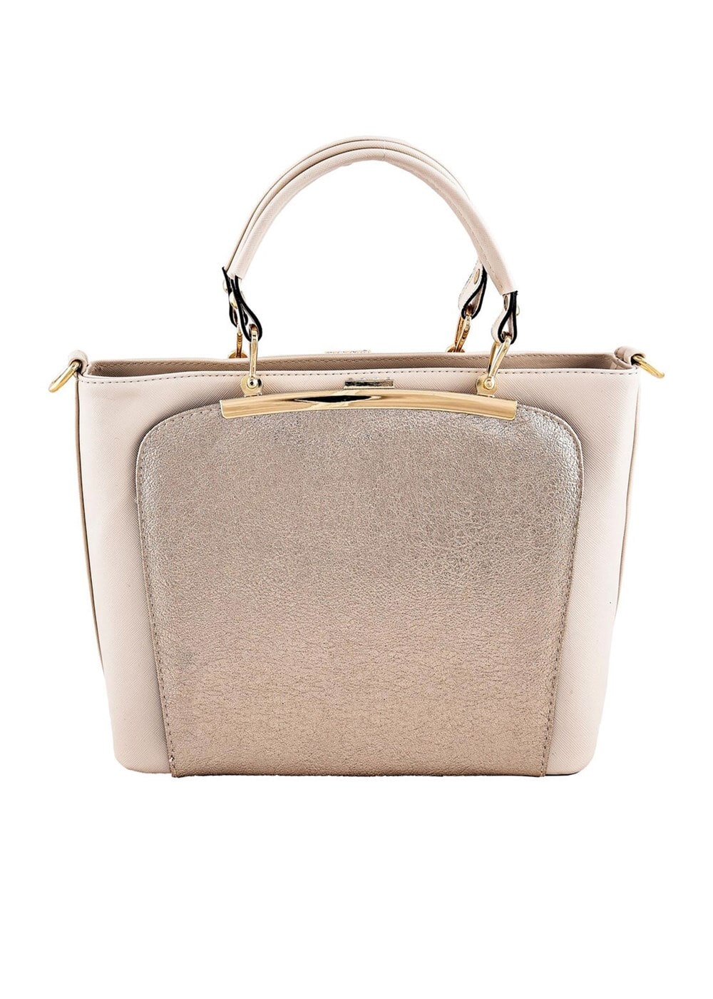 Tesettür giyim KREM T 1225 ALVİNA ÇANTA