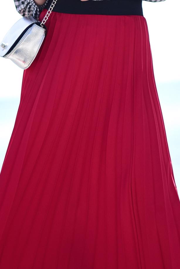 Vêtements hijab  PLEAT DETAIL SKIRT 3229  - TRENDTESETTÜR