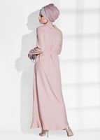 Vêtements hijab POUDRE ROBE À VOLANTS 3497