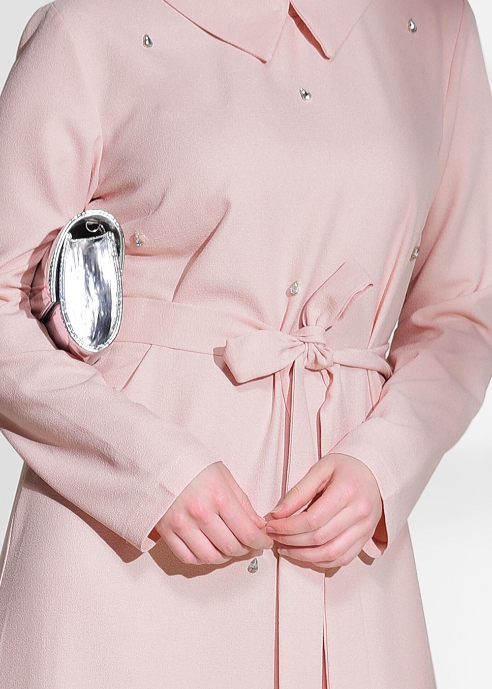 Vêtements hijab POUDRE ROBE À VOLANTS 3497