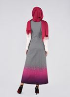 Tesettür giyim FUŞYA T 4370 Power 2246 2&prime;li Elbise-Alv Fashion