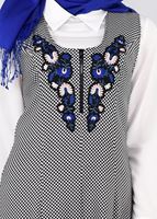 Tesettür giyim LACİVERT T 4370 Power 2246 2&prime;li Elbise-Alv Fashion