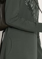 Tesettür giyim HAKİ KELEBEK DETAYLI SPOR ELBİSE 6208