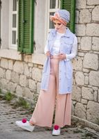 Vêtements hijab ROSE PANTALON DE BOOTH AVEC CEINTURE 068-1