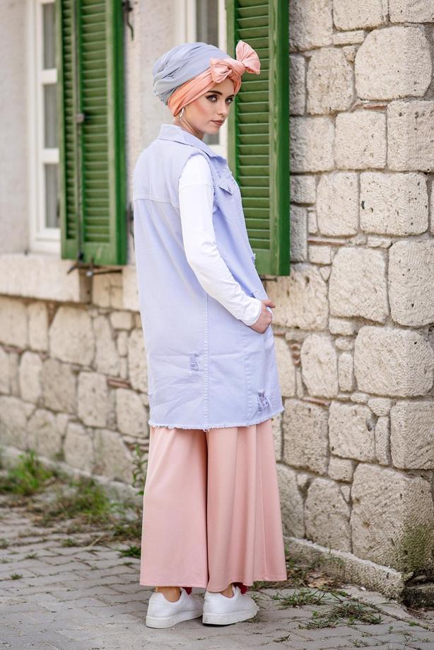 Vêtements hijab  BELTED BOOTH PANTS 068-1  - TRENDTESETTÜR