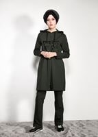 Tesettür giyim HAKİ KAPÜŞONLU EŞOFMAN TAKIMI 10104