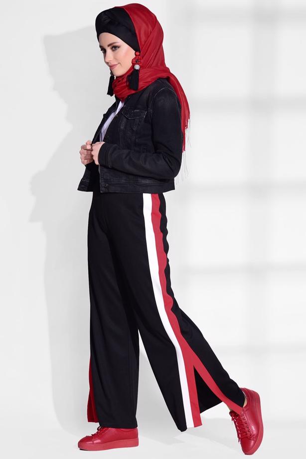 Vêtements hijab  STRIPE DETAIL PANTS 368  - TRENDTESETTÜR