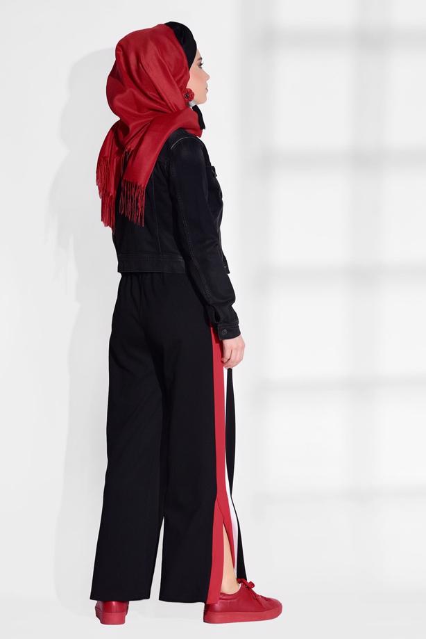 Vêtements hijab  STRIPE DETAIL PANTS 368  - TRENDTESETTÜR