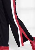 Hijab clothing BLACK STRIPE DETAIL PANTS 368 