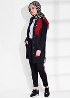 Vêtements hijab NOIR PANTALON SLIM T 506