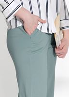 Vêtements hijab VERT T 514 Bsm-Cep Detaylı Pantolon