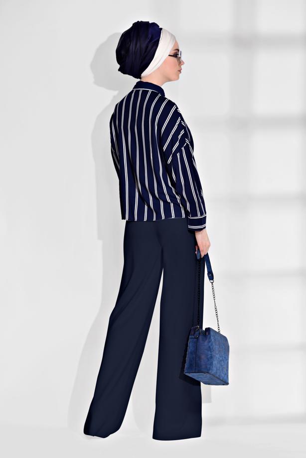 Vêtements hijab  T 514 Bsm-Cep Detaylı Pantolon - TRENDTESETTÜR