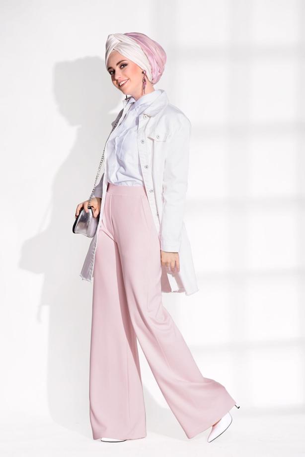 Vêtements hijab  T 514 Bsm-Cep Detaylı Pantolon - TRENDTESETTÜR