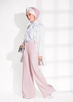 Hijab clothing POWDER T 514 Bsm-Cep Detaylı Pantolon