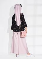 Vêtements hijab POUDRE PANTALON OVERSIZE 652