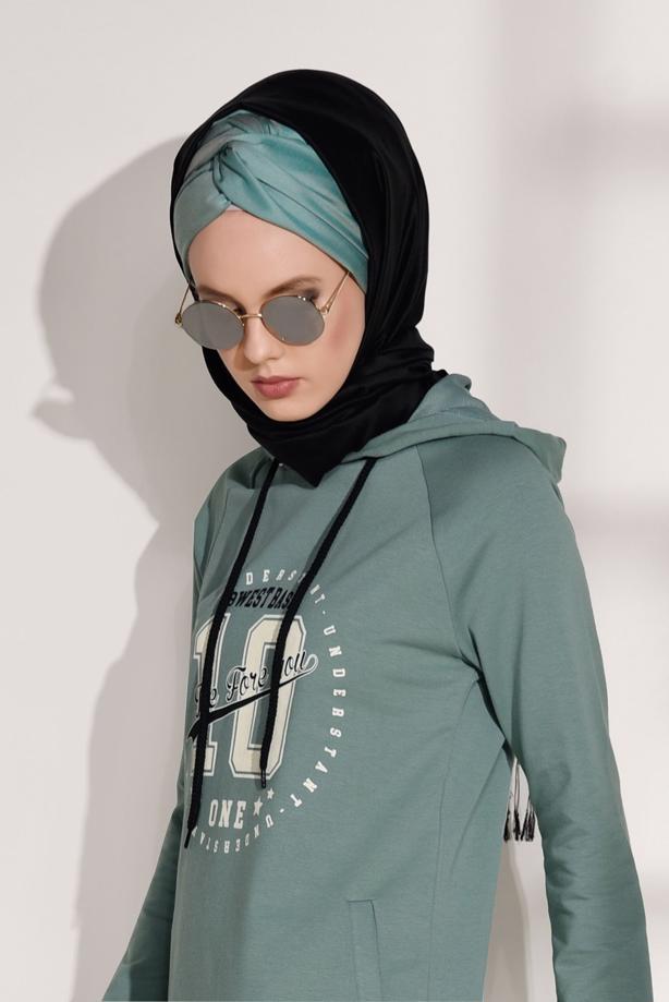 Vêtements hijab  POCKET DETAILED TRACKSUIT SET T 0708  - TRENDTESETTÜR