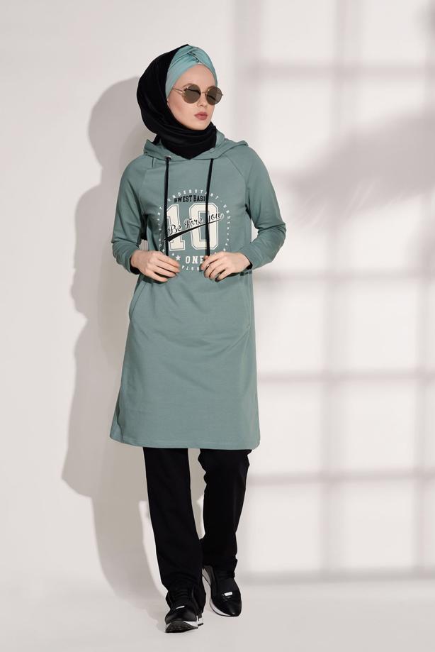 Vêtements hijab  POCKET DETAILED TRACKSUIT SET T 0708  - TRENDTESETTÜR