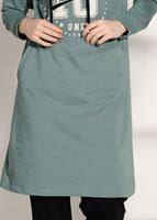 Tesettür giyim YEŞİL BASKILI CEP DETAYLI EŞOFMAN TAKIMI 0708 