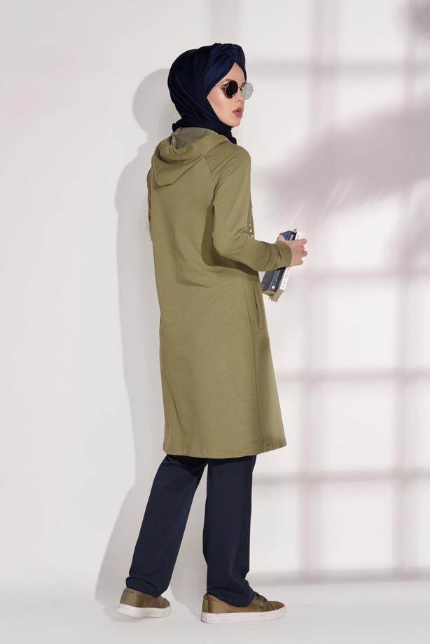 Vêtements hijab  POCKET DETAILED TRACKSUIT SET T 0708  - TRENDTESETTÜR