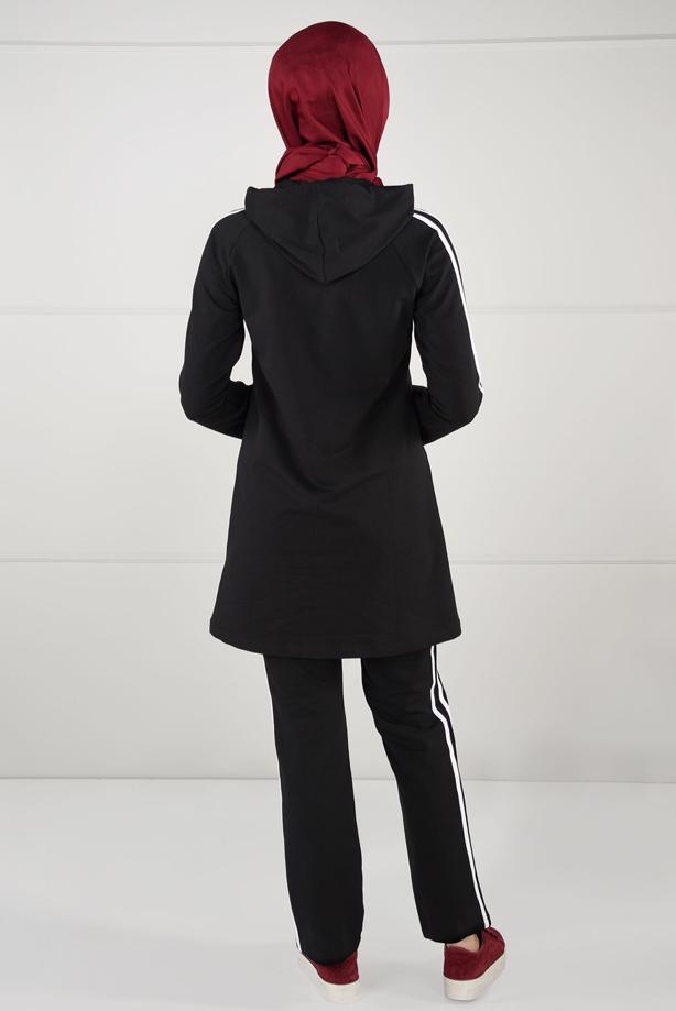Vêtements hijab  Side Stripe Detailed Tracksuit Pants T 1500  - TRENDTESETTÜR