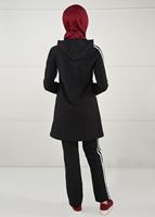 Vêtements hijab NOIR  Pantalon de Survêtement T 1500 