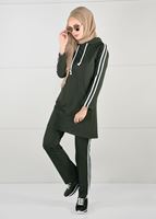 Vêtements hijab KAKI  Pantalon de Survêtement T 1500 