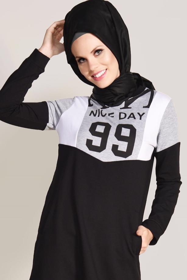 Vêtements hijab  POCKET DETAIL TRACKSUIT SET 1918  - TRENDTESETTÜR