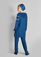 Tesettür giyim LACİVERT KAPÜŞONLU ÇİZGİ DETAYLI EŞOFMAN TAKIMI 4618