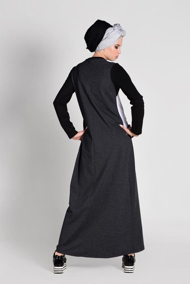 Vêtements hijab  Sport Cut Tracksuit Dress T 5128 - TRENDTESETTÜR