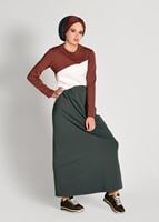 Vêtements hijab KAKI Robe Survêtement T 5128 