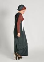 Vêtements hijab KAKI Robe Survêtement T 5128 