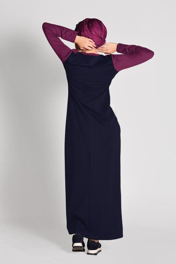 Vêtements hijab  Sport Cut Tracksuit Dress T 5128 - TRENDTESETTÜR